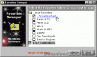 Favorites Sweeper screenshot